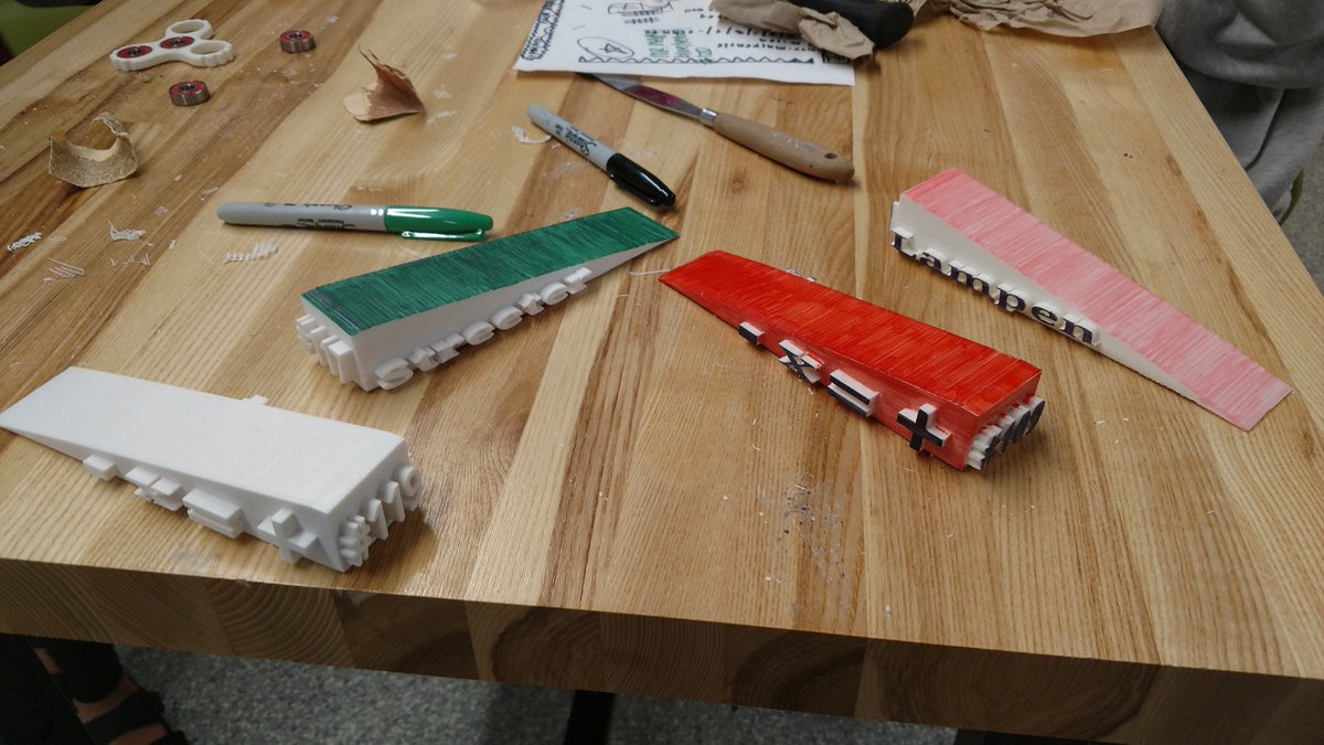 ktvance's tweet photo. Students are using #3Dprinting to make custom doorstops for our teachers. #neverloseanotherdoorstop #EGRMSInnovationLab https://t.co/EfS65BvJ88