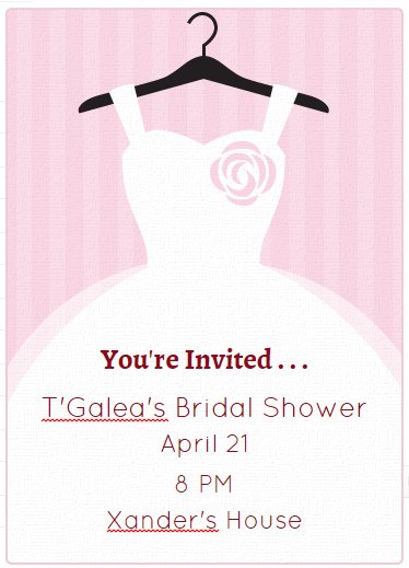 GavoiArcher's tweet photo. So happy for @AndrosHottie and @T_Galea1 
Throwing a little party tonight. All ladies that want to attend are welcome! Tlic AND Terrans! https://t.co/koM6pu7PXs