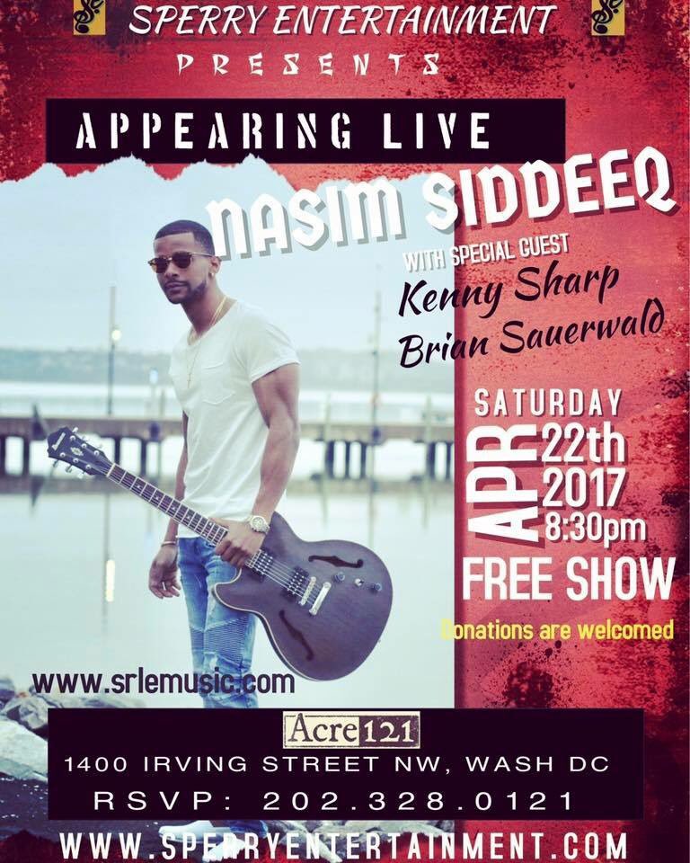 🌎Day to appreciate everything around us. Come 2morrow nite #lovematters with @NasimMusic at <a href="/Acre121/">Acre121</a> #livemusic #sperryentertainment #srle