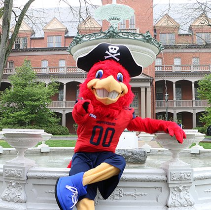 SHIPGradStudies's tweet photo. Big Red is ready for the weekend! Finish up strong with the last couple weeks of classes! #TGIF #ShipIsIt #shipgradlife https://t.co/gmLU2YyaL0