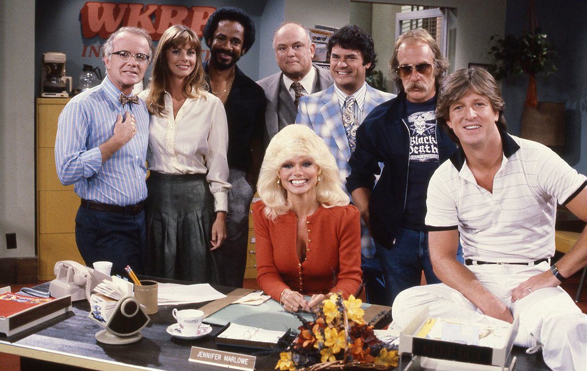 OldSchool80s's tweet photo. April 21, 1982, the final original episode of WKRP in Cincinnati aired. #80s Began in 1978, ran 4 seasons &amp; 90 episodes. https://t.co/RpzfpyuXLs