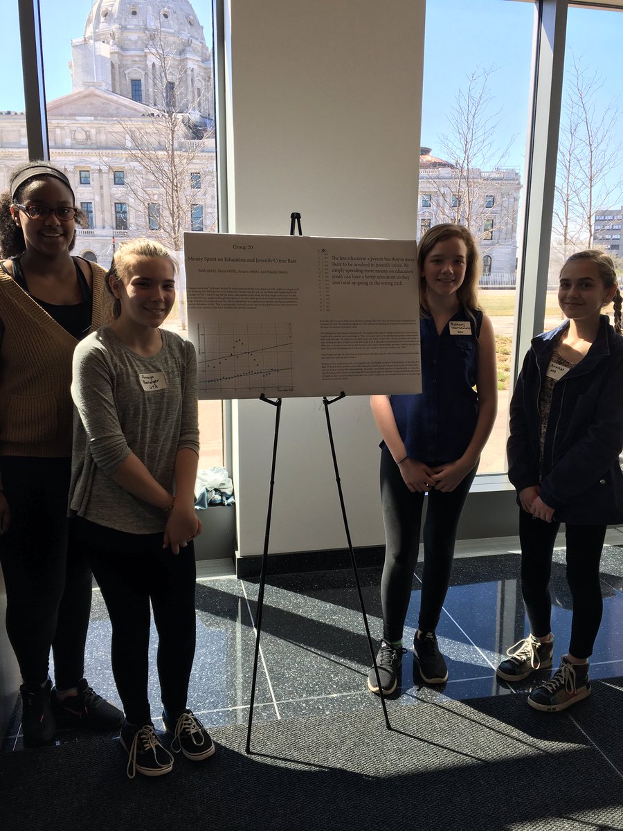 ProgEdNet's tweet photo. At theMN Senate building, talking with @StPaulOpen students about their projects! #NIPEN4.0 https://t.co/VUi14oXYST