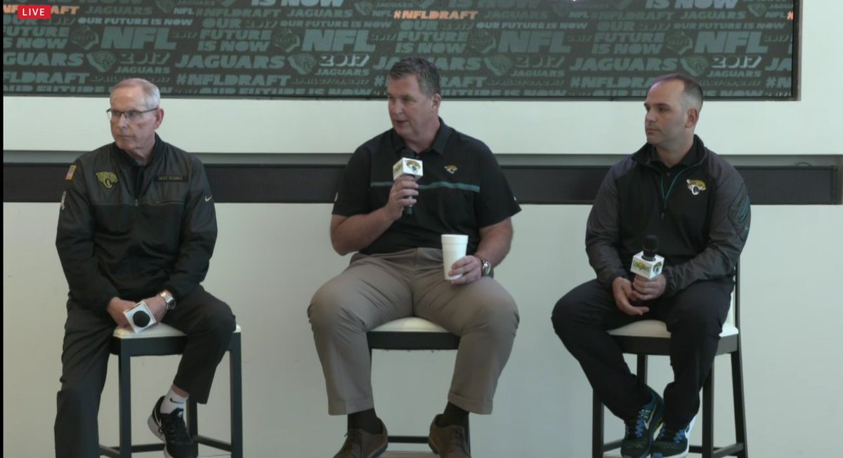 Tune in for the #Jaguars annual pre-draft media luncheon.  Watch | bit.ly/livejags https://t.co/1AvOsK3pxB