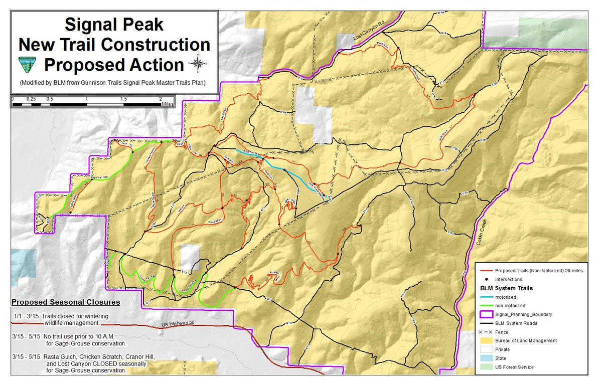 BLM_CO's tweet photo. BLM is accepting comments on a proposal to construct 20 miles of new trails in Signal Peak near Gunnison https://t.co/3O7g4Wqh1m https://t.co/mssRD5yPKZ