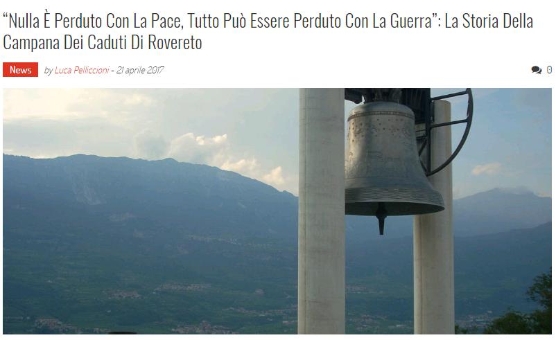 La Campana dei Caduti, la sua storia ed il Torneo della Pace [<a href="/BonzoScar/">Giacomo Scarponi</a> | Giacomo Scaponi] 
sportpress.sm/nulla-e-perdut…