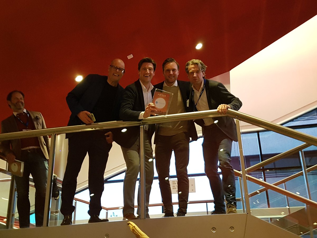 We won! Best insurtech company at the Dutch Fintech Awards!! #dfta17