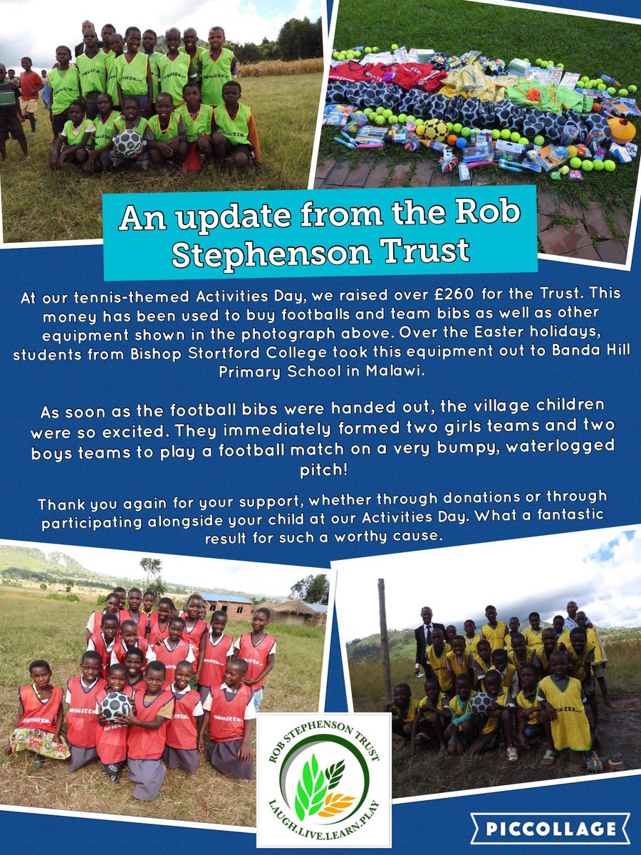 Year6_BDP's tweet photo. Photographs from Banda Hill Primary, Malawi. It's amazing what we can achieve together 🌎📚🎾⚽️@StephensonTrust  @bentondeneprim @DavidLloydUK https://t.co/bm7TaCyXpm