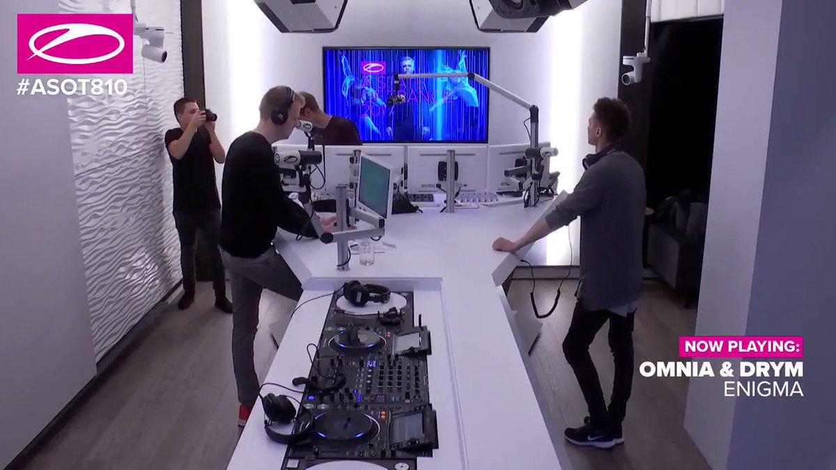 One of the studio guests of #ASOT810 @omniamusic brought us 'Enigma' with @DRYMmusic​ today! https://t.co/h0SHzEaUfm