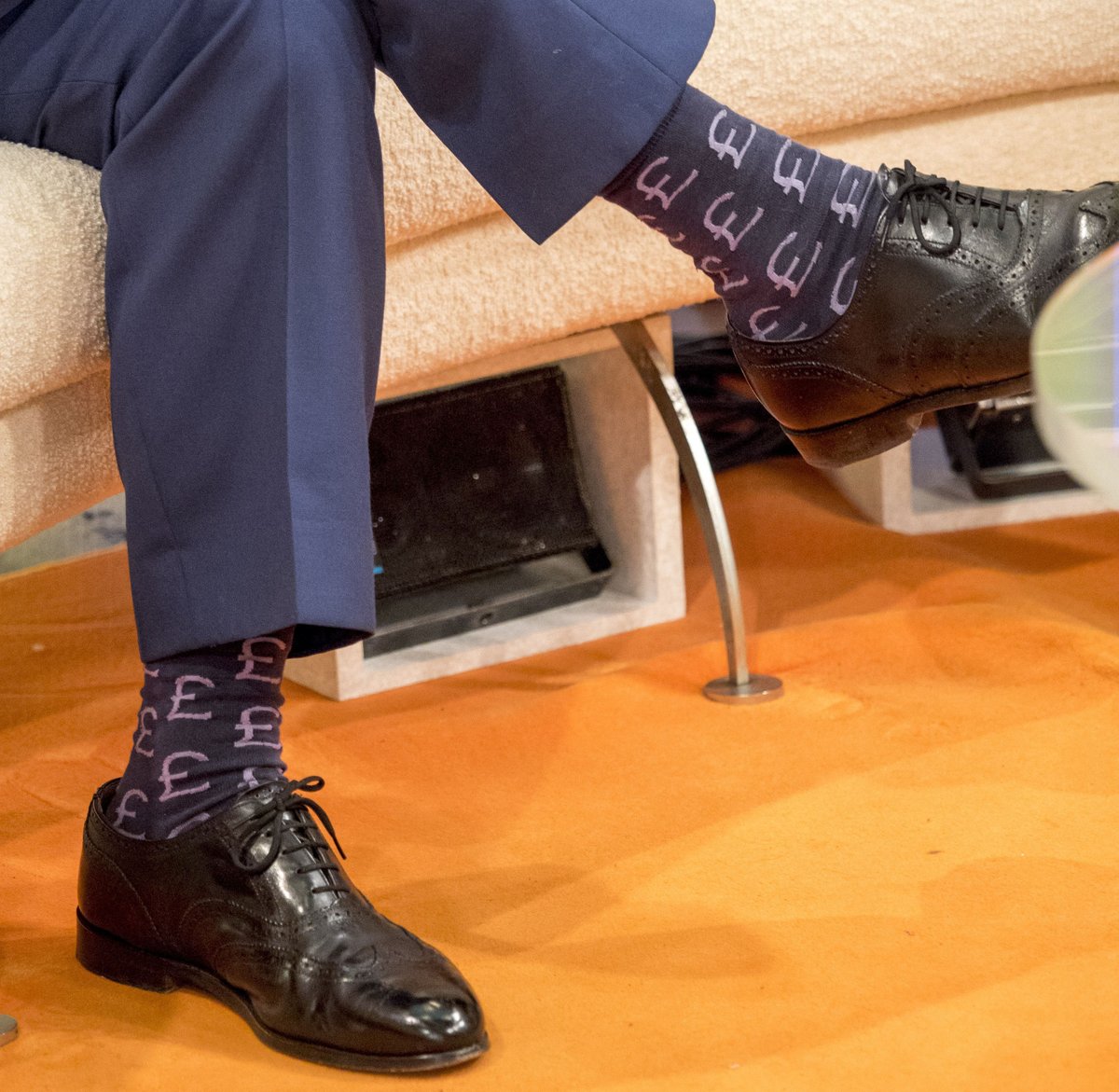 So, about @Nigel_Farage's socks this morning... Watch the interview: itv.com/goodmorningbri…