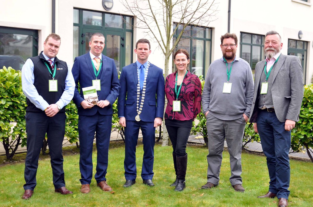 Irishpighealth's tweet photo. The Irish Pig Health Society committee (missing from photo Brian Brady &amp; John Moriarty) #IPHS17 https://t.co/vgInT3k5vl