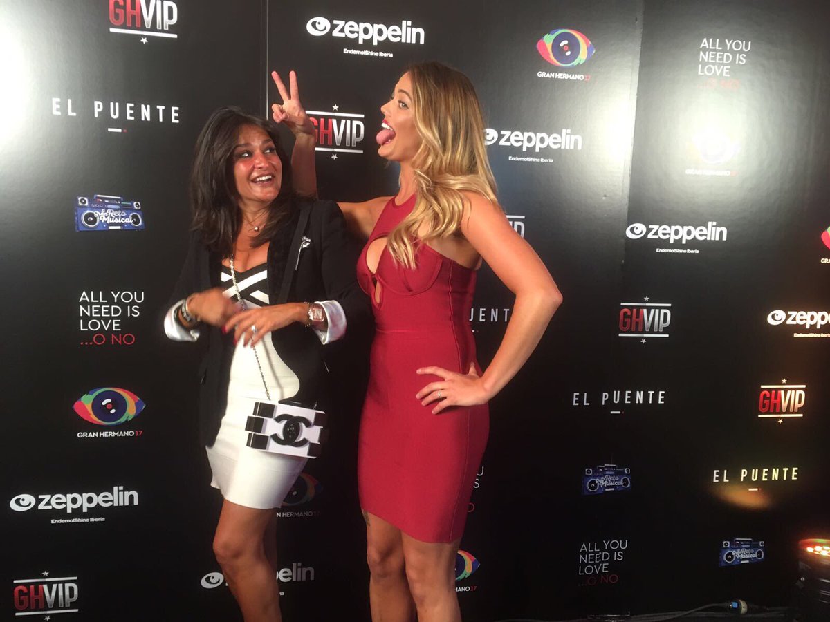 Vertele's tweet image. ¡Estamos con @AlyEckmann y @ExisteElExito en la fiesta final de #GHVIP5 que organiza @ZeppelinOficial!