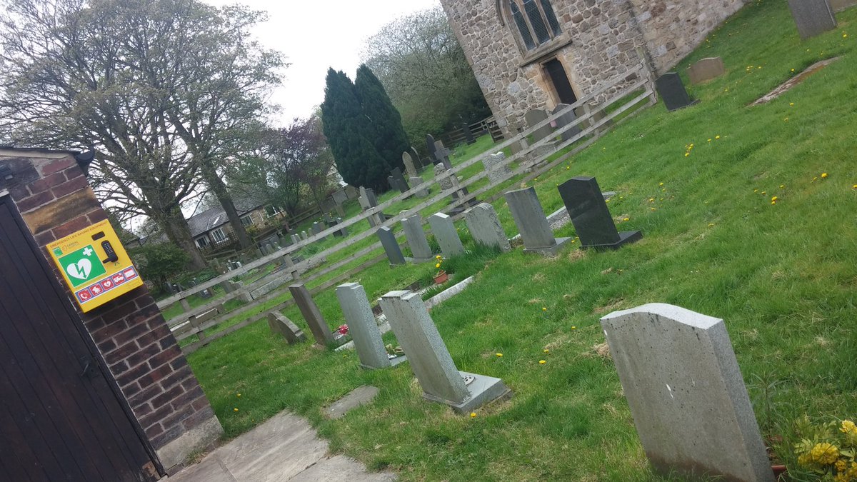 HelSingleton's tweet photo. And there was a defibrillator in the graveyard #toolateforsome https://t.co/Tlmqyca6WS