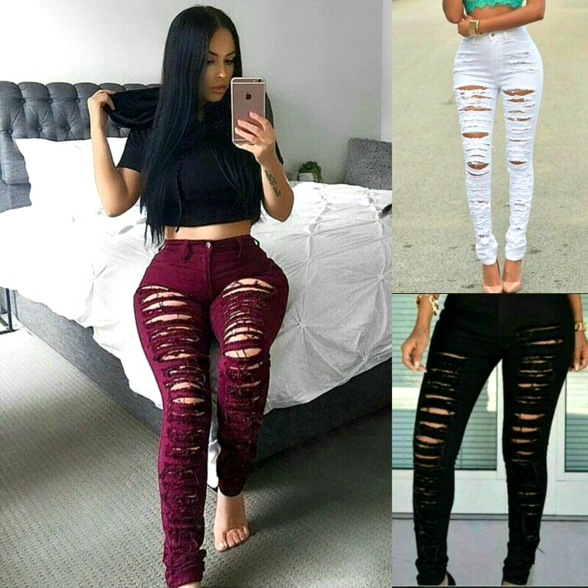 bayeustic's tweet photo. Belle Stretchy Ripped Jeans
      **Sale SALE Sale**
Use Code •TEA• for 10%... https://t.co/BPy8Ll2are by #OMGFeelings_ via @c0nvey https://t.co/x3AJz1JK8B