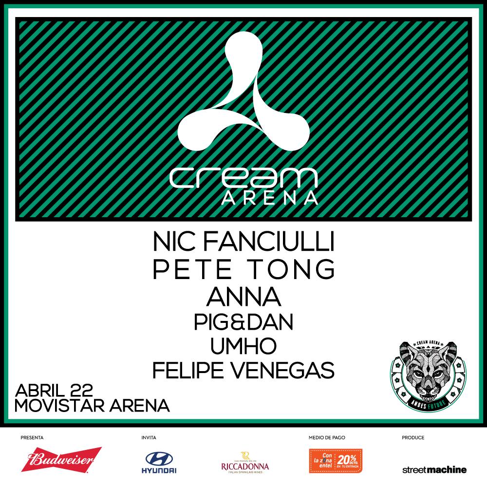 TuMedio's tweet photo. [CONCURSO] Participa por entradas para #CreamArena de #AndesArena --> https://t.co/OsYedlkUZw https://t.co/o7lZzEszZg