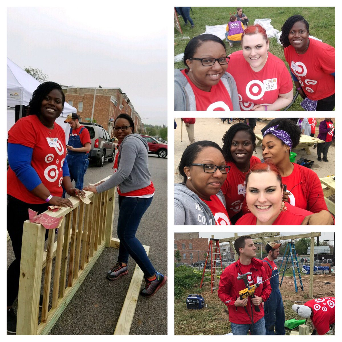 Target 1970 came out to give back! #targetvolunteers #kaboomevent  <a href="/kaboom/">KABOOM!</a> 🎯🙃 <a href="/YamaFaith/">Sakura Faith</a> <a href="/dulcechica90/">Liz L. ♡ [[TGT]]</a>