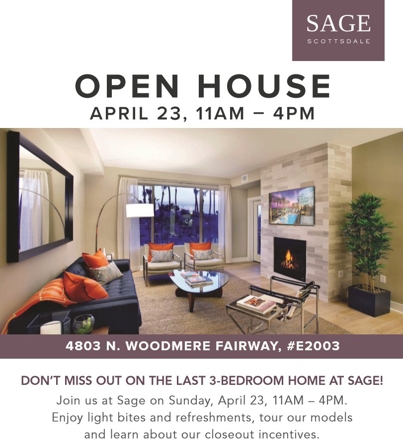 SageCondos's tweet photo. Hi, @TheHolmGroupAZ! We'd love to see you and your clients at our #OpenHouse this weekend. All the details: https://t.co/awFj12tjjh