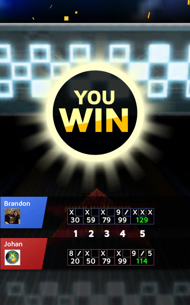 Brandonolan's tweet image. I won at Los Angeles stage with 129 points! Challenge me now![goo.gl/PKD66U] #Bowling_King