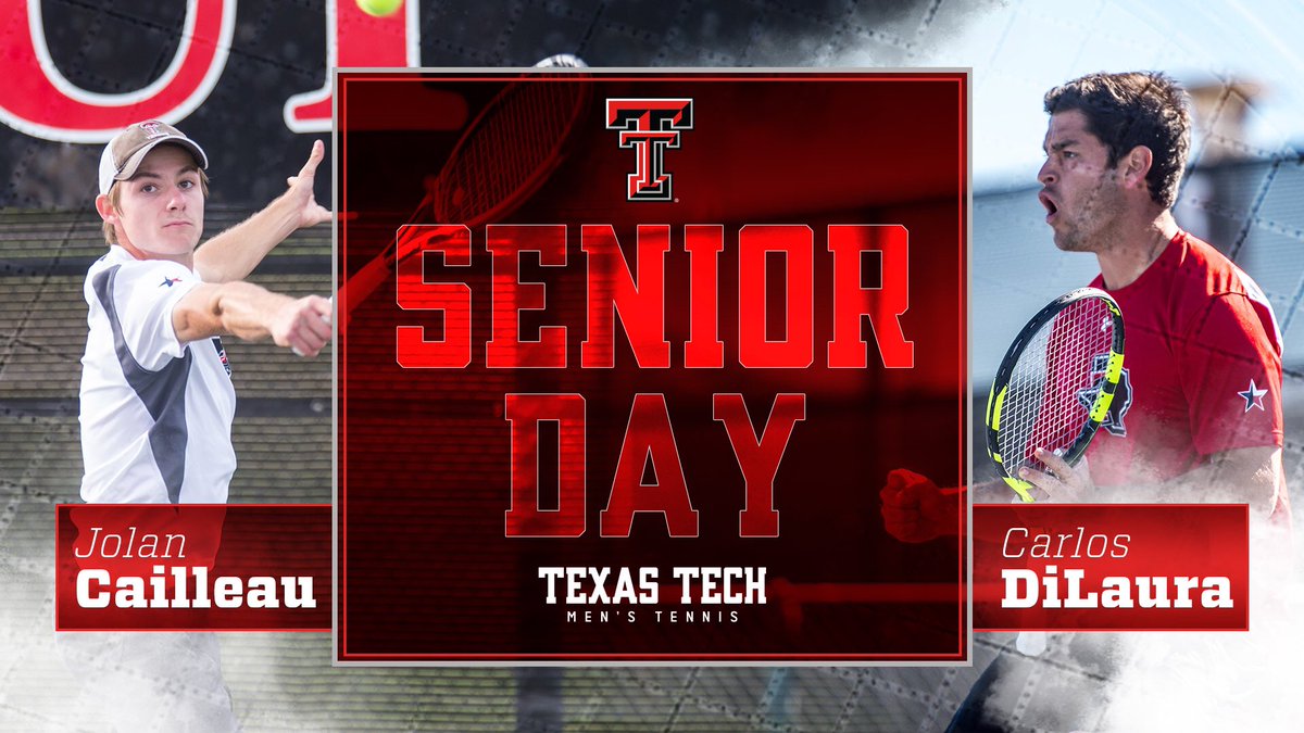 TexasTechWTEN's tweet photo. Tomorrow is Senior Day for Jolan and Carlos. Join us at 6pm at the McLeod Tennis Center to honor them! #WreckEm #ThankYou https://t.co/rHbKufgA9Y