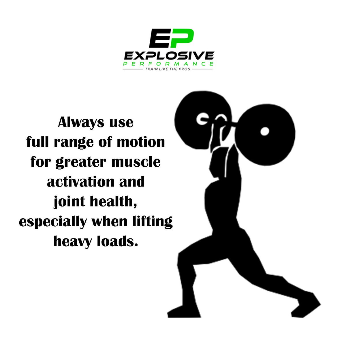 TrainExplosive's tweet image. Discussion on ROM: for athletes especially, use full ROM without hyperextension. #trainlikethepros #explosiveperformance @TrainExplosive