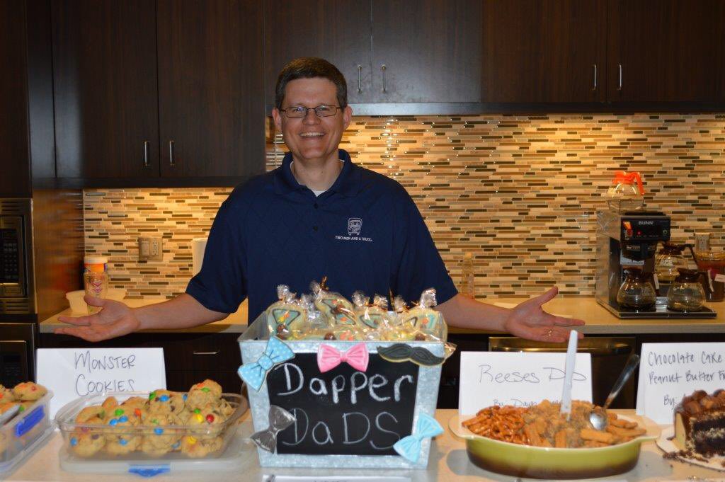TwoMenAndATruck's tweet photo. Introducing our 2017 @W3DapperDads COO Jon Nobis! Today we held a #DapperDads bake off to support mid-Michigan women's health! https://t.co/yun1HhlqEB