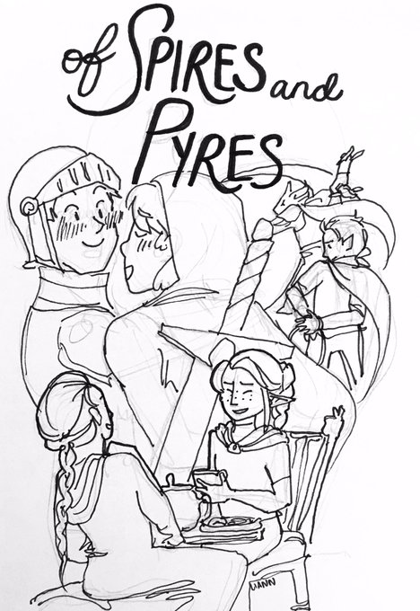 It's ya Ragtag Team a' Shmucks! (Our dm comes up with the best arc titles 👌) #dnd #doodle 