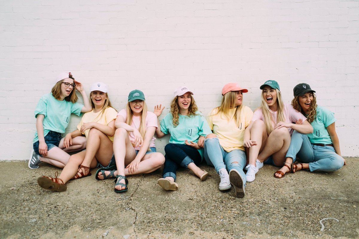 AveryHilliard's tweet photo. really obsessing over these shirts and hats from @lovejoysonmain! 😍❤️and my cousin's are pretty cute too! https://t.co/39JPnSAfPN
