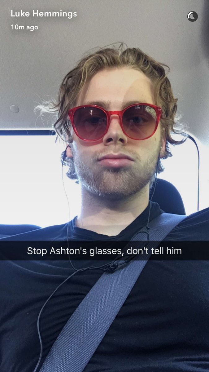 Luke on snapchat today