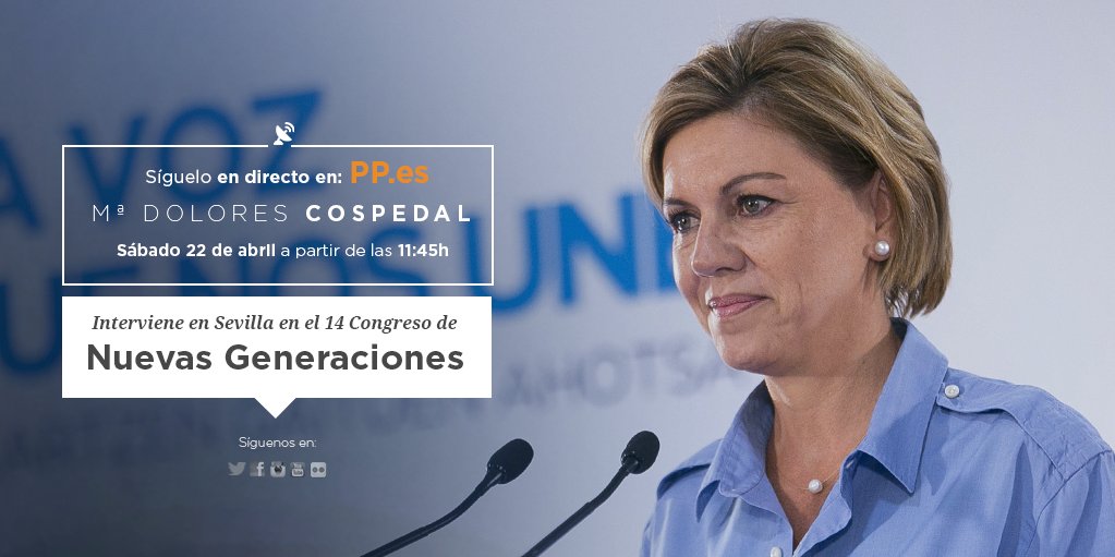 Anuncio de MªDolores Cospedal