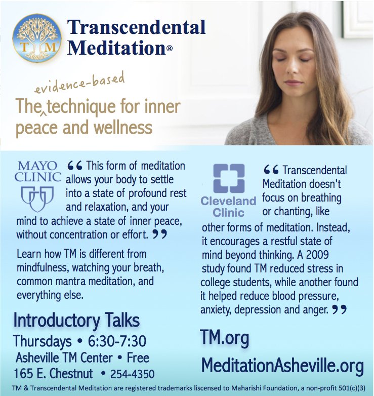 TomMcKinleyBall's tweet photo. "Absolute bliss consciousness belongs to the depths of everyone's heart." —Maharishi

FRE INTRO TALK #avlnews #avl #TranscendentalMeditatiom https://t.co/80lVxDNy3x