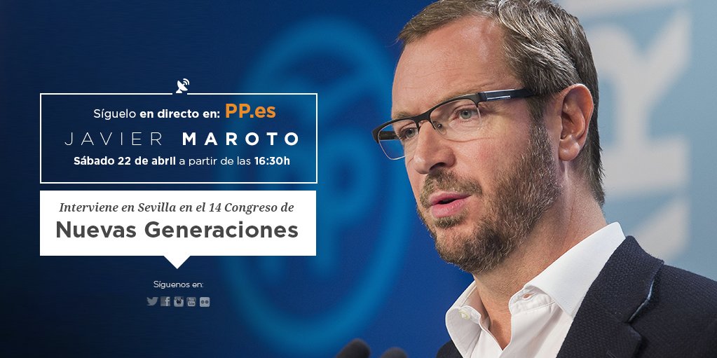 Javier Maroto interviene en el 14 Congreso de Nuevas Generaciones