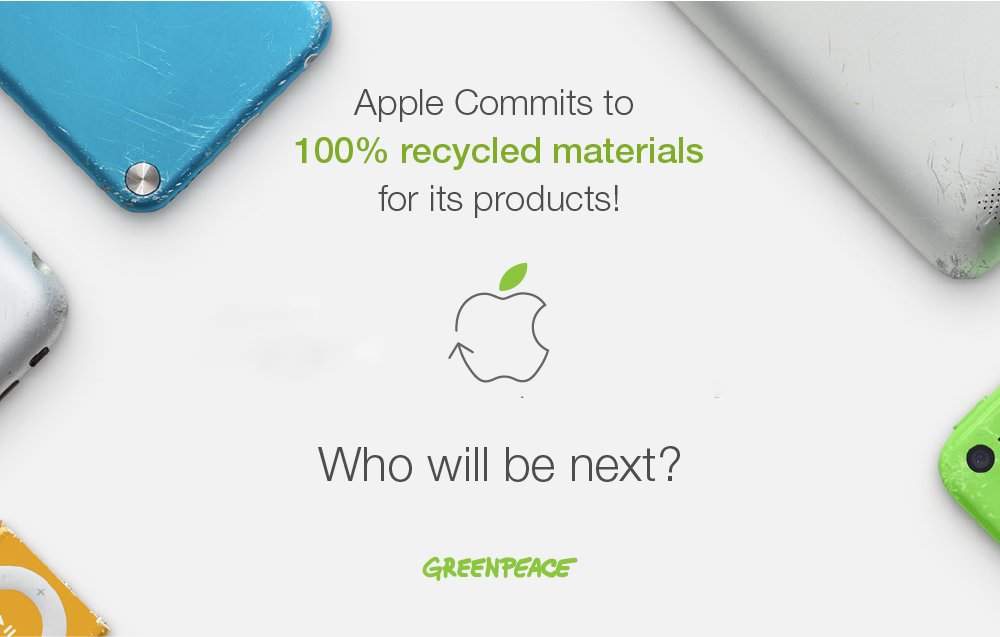 DrBKhalwale's tweet photo. Great news! @Apple has committed to use 100% recycled materials for its products!... https://t.co/0Ms3Y6HsVi by #WMutunga via @c0nvey https://t.co/0O09BslkmP