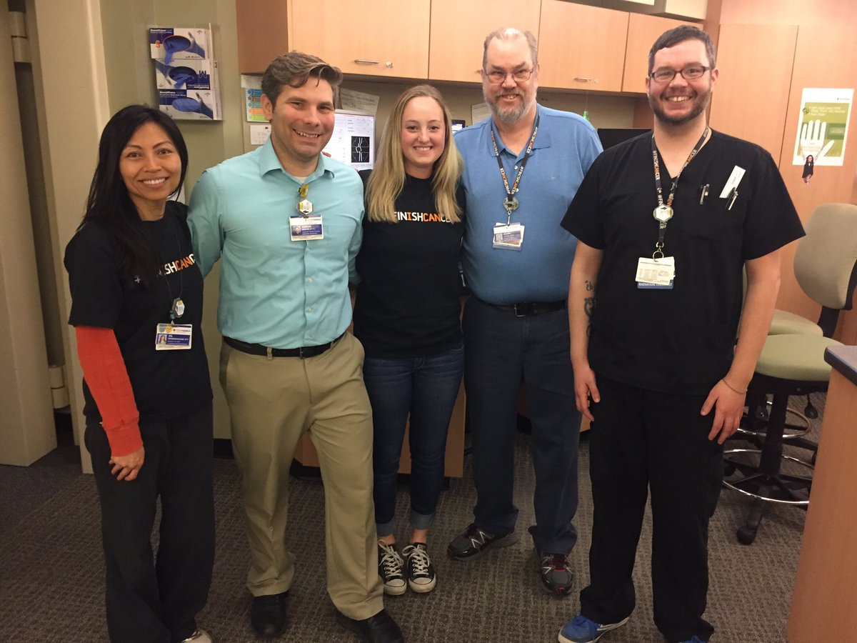Madddiehopper's tweet photo. April 21, 2017-
Officially done with Cancer treatments!! Thank you for the love and support you have all shown me through this process!! 💗 https://t.co/HLALLQbyTQ