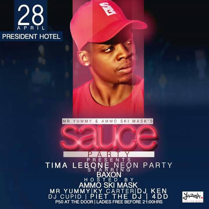LilMissCupid's tweet photo. #SauceParty next week Friday hosted by @Ozzy_TheGreat & @ammoskimask with a special performance by @RealBaxon!! Make sure you save the date! https://t.co/9EdzVIEejz
