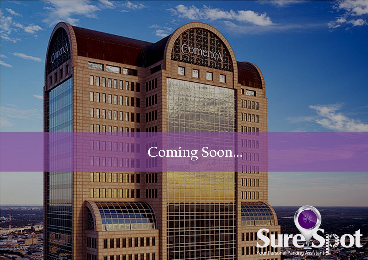 🚗💨 We're coming soon to Comerica Tower! #dallas #surespot #comerica