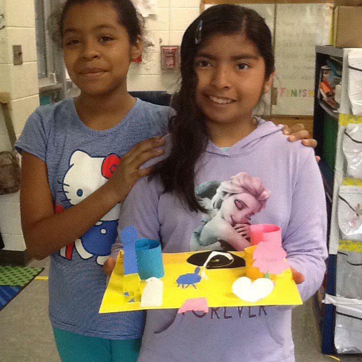 FPGBArt's tweet photo. This week in the art room: paper sculpture, mobiles, and masks! @FPGBilingue @CHCCSArts https://t.co/EloANrnDxP