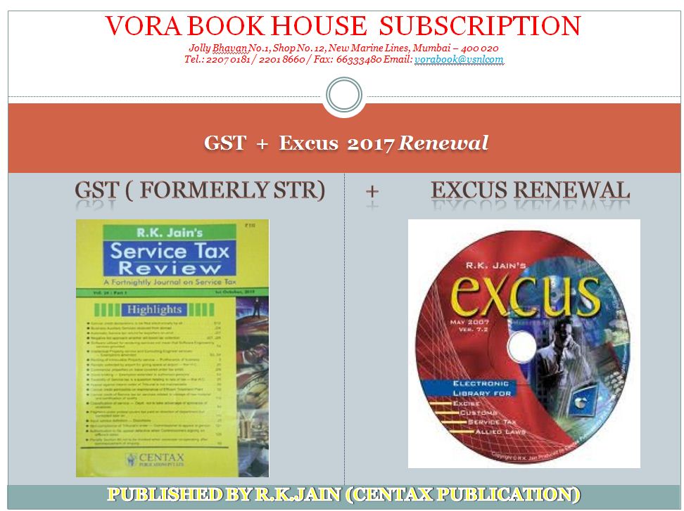 vorabookhouse's tweet photo. Title - GST + Excus 2017 Renewal
Type - Journal,
Author - R. K. Jain
Price - Rs.11400/-
#vorabookhouse #journal #law #str #excus #gst https://t.co/IO8EshU8Ah