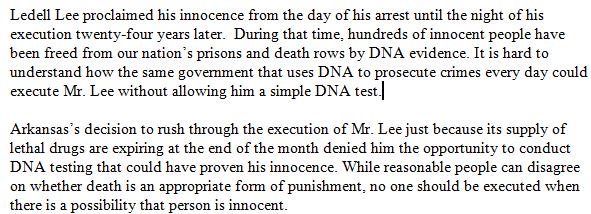 maddow's tweet photo. The @Innocence Project on last night's execution... https://t.co/8twpGaQzzJ