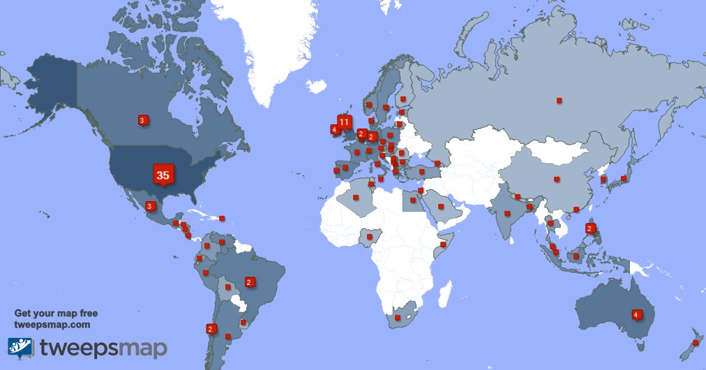I have 8 new followers from South Korea, and more last week. See tweepsmap.com/!HeyVioletAlert