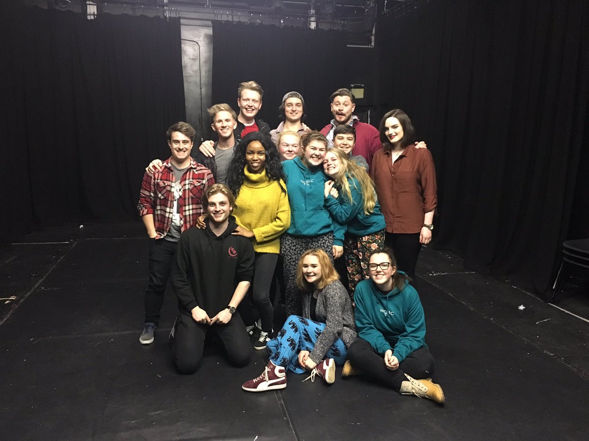wgytc's tweet photo. The cast of #YOLO in rehearsal today! Looking forward to @ShermanTheatre tomorrow!!! #connections2017 https://t.co/RpemhXHM5p