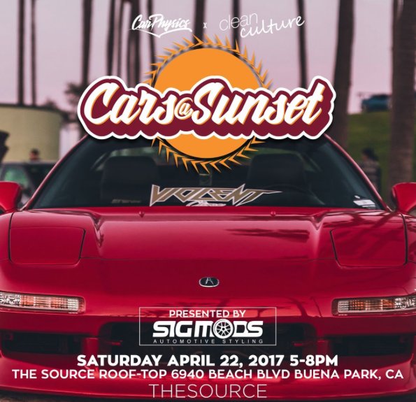 Get pumped for Cars &amp; Sunset this Saturday from 5-8PM! #SeeYouAtTheSource