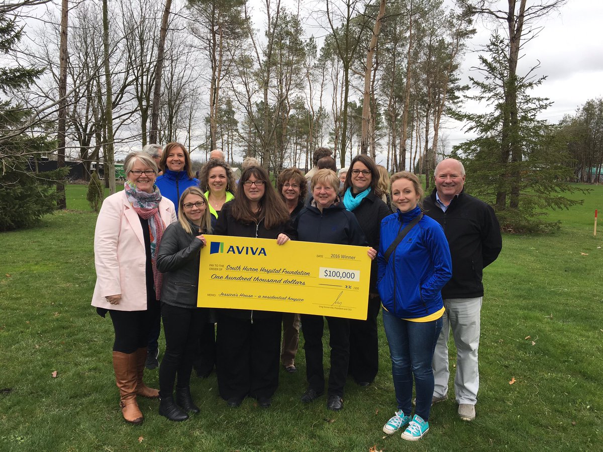 LauraPearsonM's tweet photo. Groundbreaking ceremony for Jessica's House! Amazing to watch a community come together and vote to make a legacy come true. 💜@AvivaCanada https://t.co/kqv6myCiIn