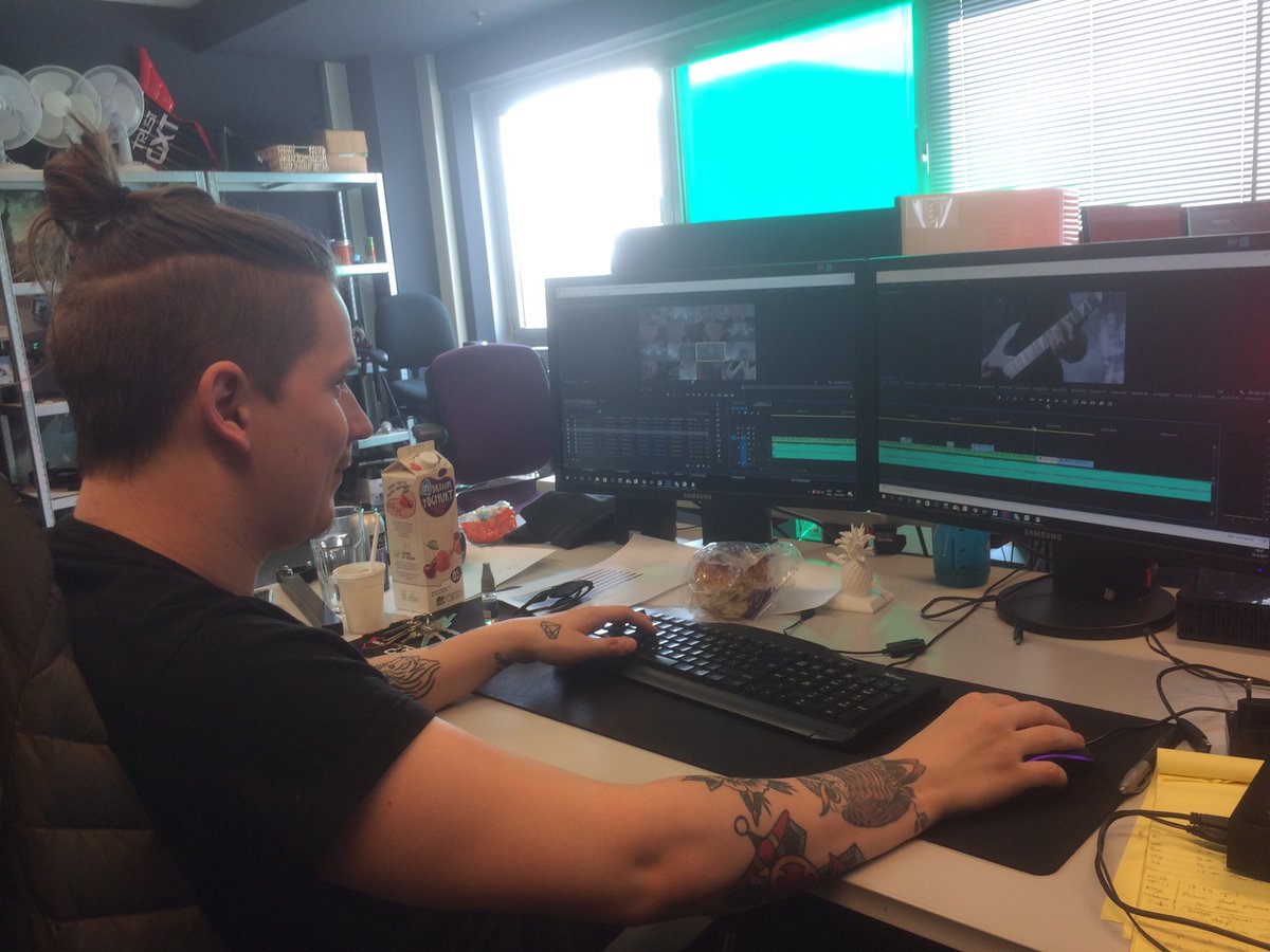 Editing another video for "The World Ablaze". This one is called "Annihilation Crusade". Out april 27.