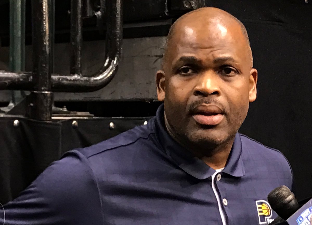 Pacers's tweet photo. McMillan said the mood at today's practice was "pissed off that we allowed that game to get away. Which we should be." https://t.co/LNr0WxnPY9