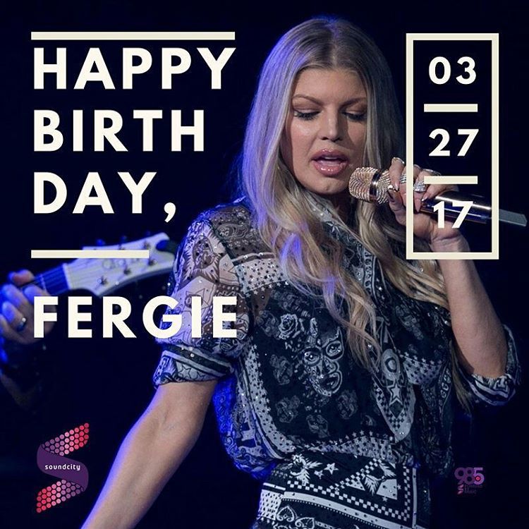 Fergilicous!!
Happy birthday to the rocker!   