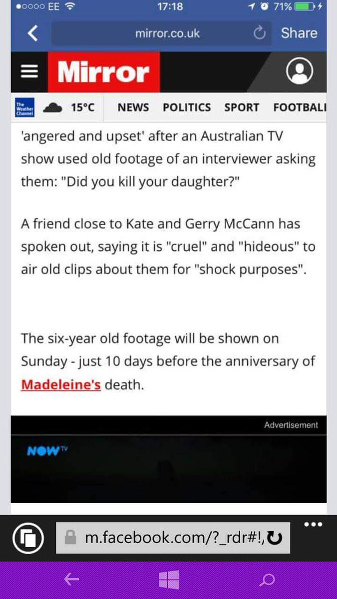 Pickie64's tweet photo. Oh dear she said the death word #mccann will be furious with Tracey now @McCannCaseTweet @The_Truth_II @true_bird1 https://t.co/WcAmFhvcHk