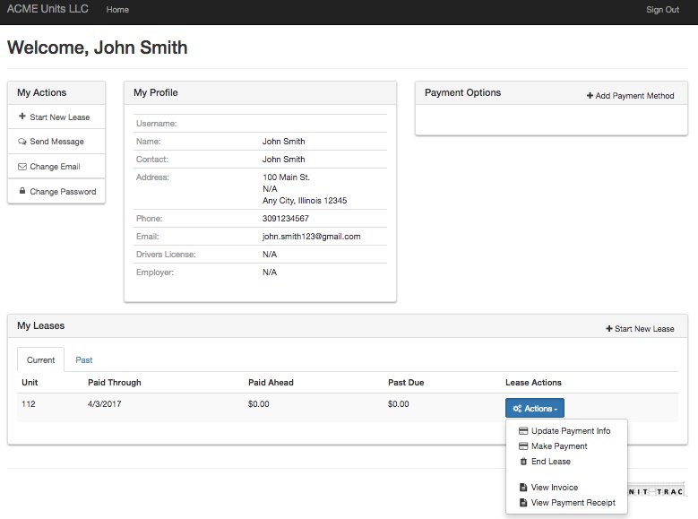UnitTrac's tweet image. #Selfstorage customers have greater service options with #UnitTrac. Online payments, view/print invoices &amp;amp; more.  unittrac.com/signup