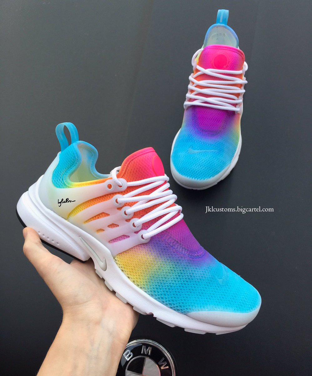 Rainbow dash Nike Presto customs 