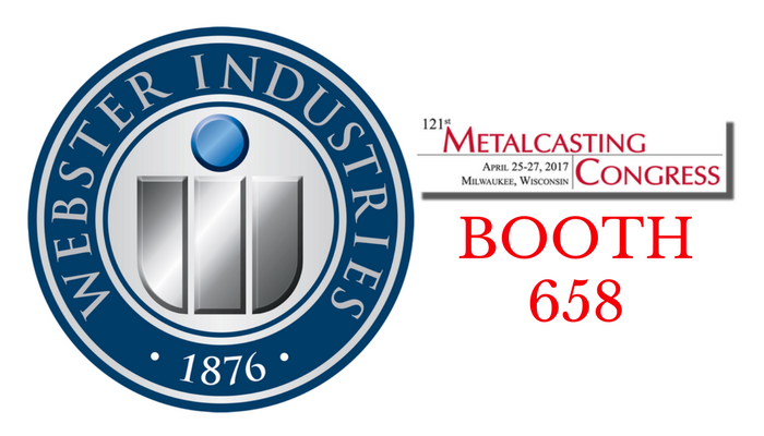 WebsterChain's tweet photo. Visit #WebsterIndustriesInc at the 121st Metal Castings Congress in #booth658 next week! #Milwaukee #AmericanFoundrySociety https://t.co/ALHHgIgbQU