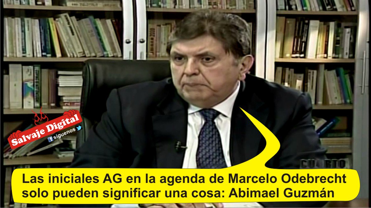 salvajedigital's tweet image. Aclaración sobre las #InicialesAG que aparecen en la agenda de Marcelo Odebrecht