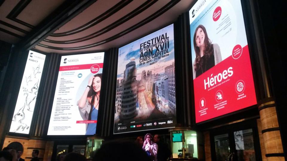 Festival_AdN's tweet photo. Hasta aquí #AdN17 ¡Gracias por el apoyo e interés depositado en nosotros! El Festival de Cortos de @Nebrija se despide ¡Hasta pronto amigos! https://t.co/Nu7EuZHdwh